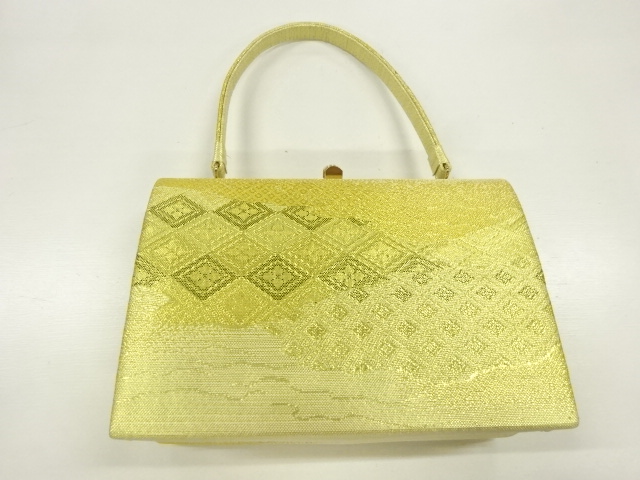 JAPANESE KIMONO / BAG / SAGANISHIKI / WOVEN FLOWER